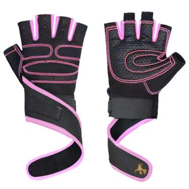 Imagem de Luva Fitiness Bike Gold Sports Air Pro com Munhequeira - Gel anti derrapante-Unissex