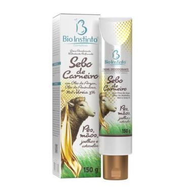 Imagem de 12 KIT Creme Hidratante Pés, Mãos, Sebo Carneiro & Óleo Argan Bisnaga 