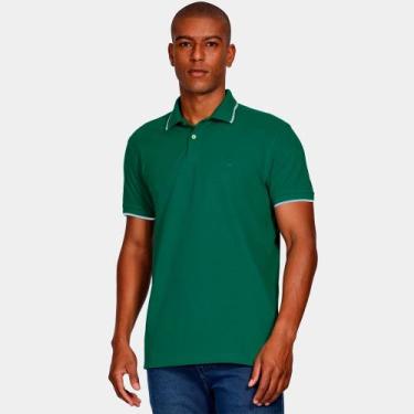 Imagem de Camisa Polo Aramis Classic Friso Pr26 Verde Masculino, M