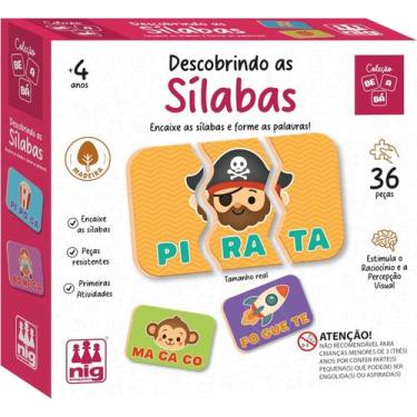 Imagem de Brinquedo Educativo Descobrindo as Sílabas - NIG Brinquedos