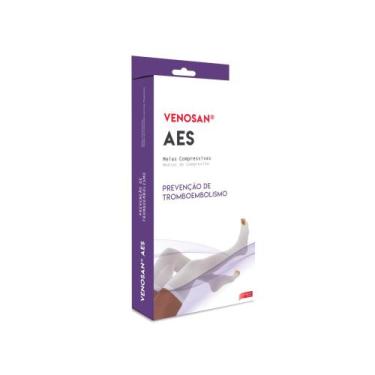 Imagem de Meia Venosan 7/8 Antitrombo AES Suave Compressão (18 mmhg), GG