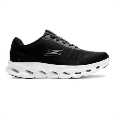Imagem de Tênis Skechers Go Walk Glid Step 2.0 - Vic Masculino, 42, Preto, Branc