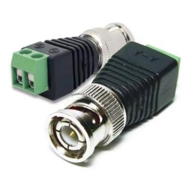 Imagem de  Conectores  BNC Macho com Borne para Cftv - 10 unidades - FRAPA