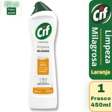 Imagem de CIF Cremoso Limpeza Milagrosa Laranja 450 ml