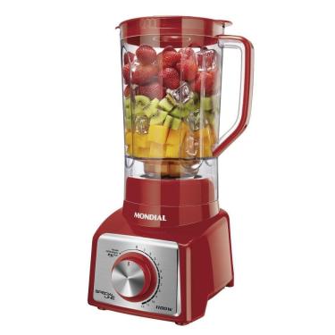 Imagem de Liquidificador Mondial Special Line L-48-R-SL 1100W 3L Vermelho 12 Velocidades Inox