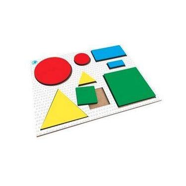 Imagem de Figuras geométircas com encaixe  - brinquedo educativo pedagógico - SI