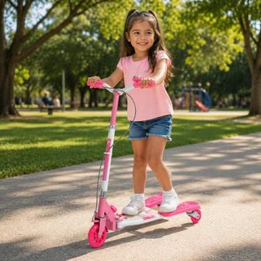 Imagem de Patinete Infantil Dobrável - Rosa - UNITOYS