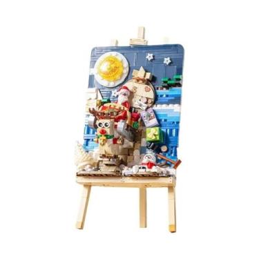 Imagem de Quebra-Cabeça De Trem De Natal Para Crianças, Modelo De Montagem, Bloc