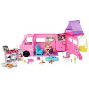 Imagem de Veículo Trailer Barbie Camper dos Sonhos Mattel.