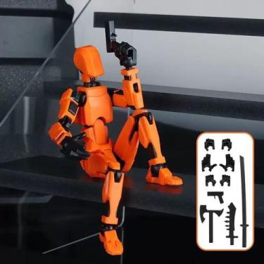 Imagem de Boneco Dummy 13 Articulado  Kit Montagem 3D com 4 Acessórios, Presente