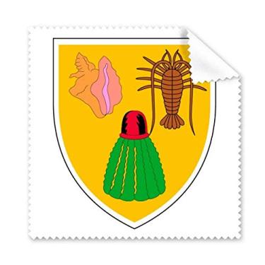 Imagem de Pano de limpeza com emblema nacional das Ilhas Turcas e Caicos, 5 peças