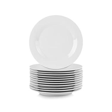 Imagem de 10 Strawberry Street Prato de buffet de 19 cm (7,5") (conjunto de 12), salada, branco