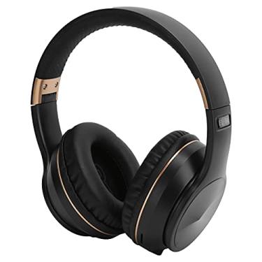 Imagem de Fone de ouvido Bluetooth, estéreo sem fio dobrável, fones de ouvido esportivos para baixo, para conversas com mãos livres e controle remoto bidirecional, ouvindo música, assistir filmes, jogar jogos