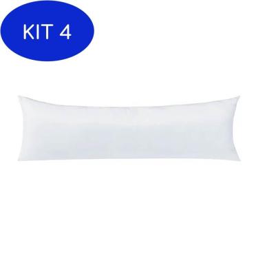 Imagem de Kit 4 Fronha Para Travesseiro De Corpo Xuxão 180 Fios Juma