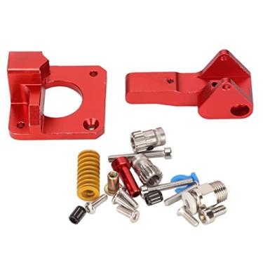 Imagem de ASHATA Extrusora de unidade dupla, substituição de atualização de extrusora de engrenagem dupla para impressoras 3D CR10 CR-10 S4 S5 para Ender 3 para Ender 5, kit de montagem de extrusora de impressora, vermelho