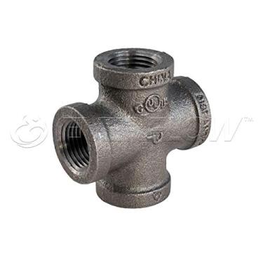 Imagem de Everflow Supplies BMCR0018 Preto Malleable Cross Fitting, 1/8"