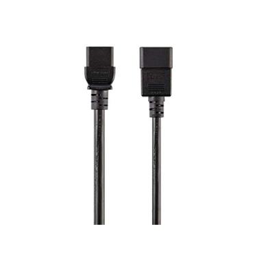 Imagem de Monoprice Cabo de extensão resistente - 25 metros - Preto | IEC 60320 C20 para IEC 60320 C19, para alimentar servidores, roteadores e outros dispositivos de rede de alta saída