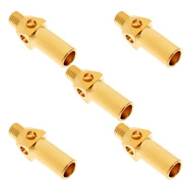 Imagem de Joywayus Bocal de gás propano de latão para queimador a gás propano de ferro fundido com 10, 20, 32 pontas (pacote com 5)