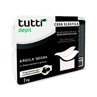 Imagem de Cera Elástica Depilatória Argila Negra 1kg | TUTTI DEPIL