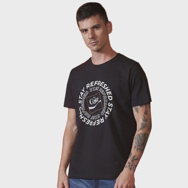 Imagem de Camiseta Estampada Coca Cola Preto Masculino