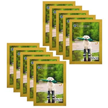 Imagem de Kit 10 Molduras Porta Retrato 20X30 Amarelo