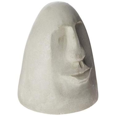 Imagem de Ornamento De Cimento Face Grande Decorglass Multicolor