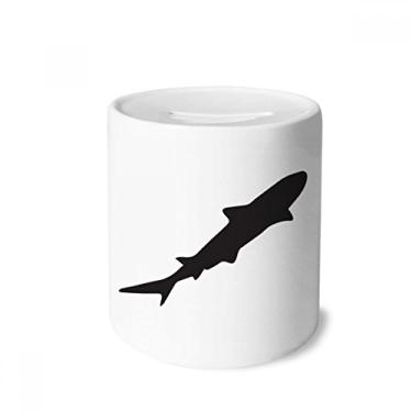 Imagem de DIYthinker Streamline Caixa de Dinheiro de Tubarão Feroz Caixa de Cerâmica Porta-Moedas Presente