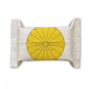 Imagem de Bolsa de linho de algodão com emblema nacional do Japão