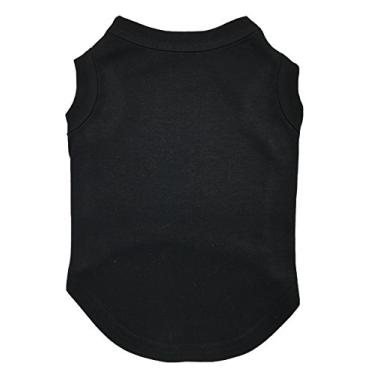Imagem de Petitebella Camisa lisa preta para cachorro (grande)