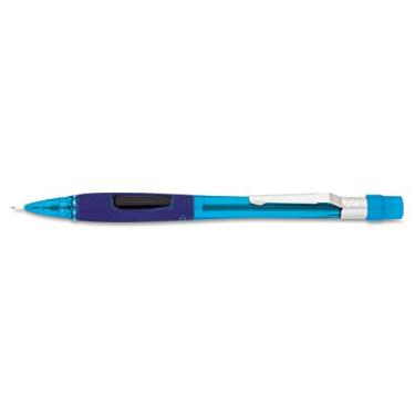 Imagem de Lapiseira Pentel PD345TC Quicker Clicker, 0,5 mm, barril azul transparente