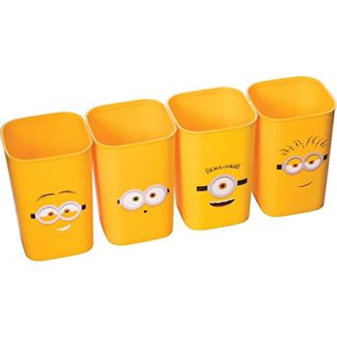 Imagem de Porta Objetos, Minions, 4 peças com bandeja, Plasútil