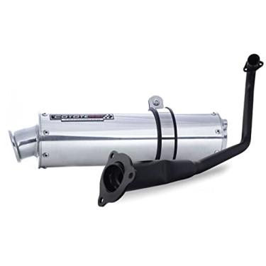 Imagem de Escape/Ponteira Coyote RS1 Aluminio Redondo - CG 160 Titan - Polido