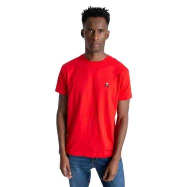 Imagem de Camiseta Tommy Hilfiger Monograma Bordado Vermelho-Masculino