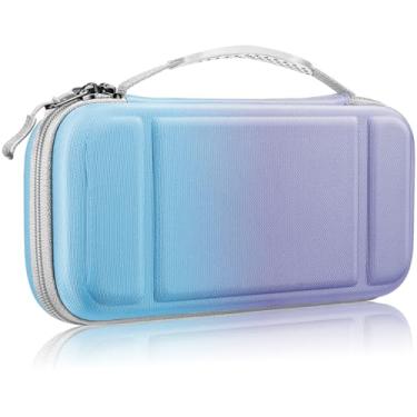 Imagem de Fintie Carrying Case for Nintendo Switch OLED Model 2021/Switch 2017, [Shockproof] Hard Shell Protective Cover Travel Bag w/10 Game Card Slots for Switch Console Joy-Con & Accessories, Evening Ombre