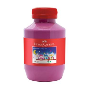 Imagem de Tinta Guache Faber-Castell, Rosa - 250ml