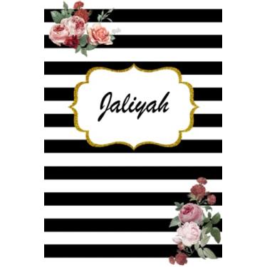 Imagem de Jaliyah: Classic Floral Personalized Notebook/Journal/ Log Book/ Planner With Name, 110 pages of your selected paper, planner. Size: 6” x 9”