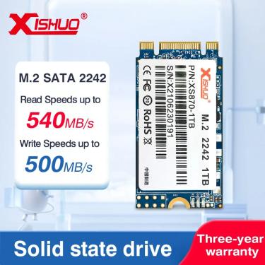 Imagem de XISHUO-Unidade de estado sólido para laptop  M2  2242  64GB  128GB  256GB  M.2 2242  NGFF  SATA