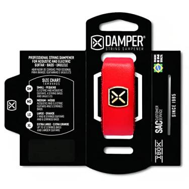 Imagem de Abafador De Cordas P/Guitarra/Baixo/violão - Damper LG (Vermelho Couro)