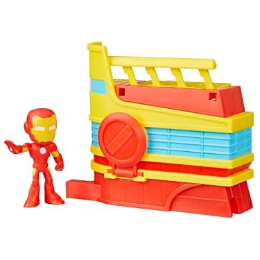 Imagem de Marvel, Conjunto de Brinquedo, Spidey and His Amazing Friends, Kit Torre Stark - Acompanha Figura de 6 cm - A partir de 3 Anos