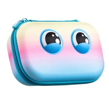 Imagem de ZIPIT Caixa de lápis Beast para crianças, estojo de armazenamento bonito para materiais escolares, comporta até 60 canetas, fecho seguro de zíper, lavável na máquina (gradiente)