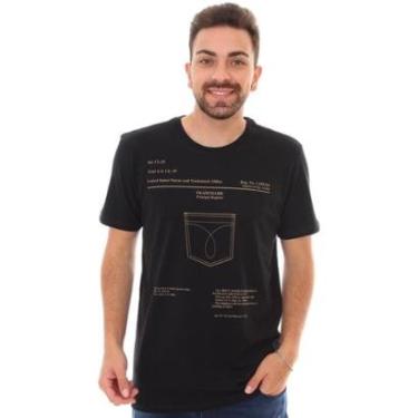 Imagem de Camiseta Calvin Klein Jeans Masculina Trademark Preta-Masculino