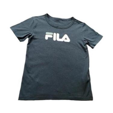 Imagem de Camiseta Masculina Juvenil Fila Living Gola Redonda-Masculino