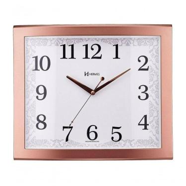 Imagem de Relógio De Parede Sofisticado Rose E Dourado Fosco Herweg 6905 único