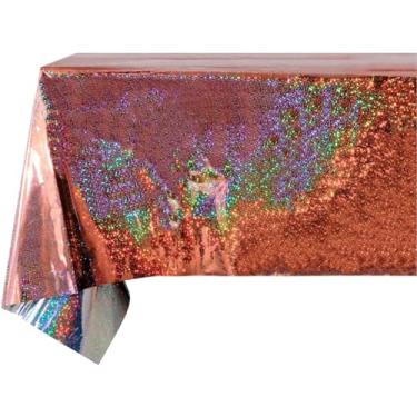 Imagem de Toalha de Mesa Metalizada, Make +, Rosê Gold, 134x274cm, Unidade