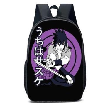 Imagem de Mochila Escolar Infanto Juvenil Anime Naruto Sasuke Novidades 0566-Unissex