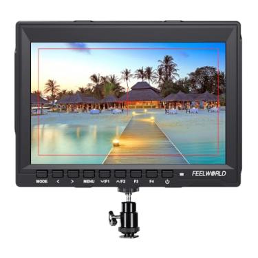 Imagem de Feelworld Monitor de câmera FW759 7 polegadas HD 1280 x 800 Campo Vídeo LCD IPS Tela 1200:1 Alto Contraste Proporção para Câmera Estável, Equipamento DSLR, Kit de Câmera, Estabilizador Portátil