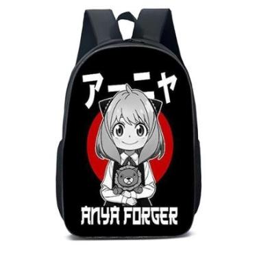 Imagem de MOCHILA ESCOLA INFANTIL JUVENIL ANIME MENINA ANY FORGER COM SEU URSO-Unissex