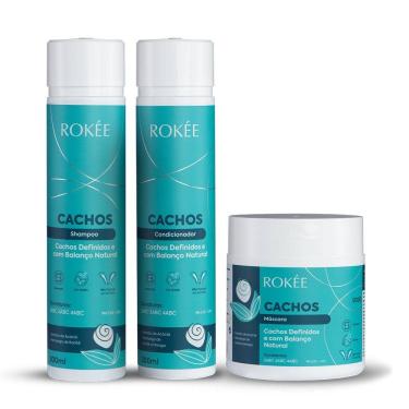 Imagem de Kit Shampoo + Condicionador 300ml + Máscara Cachos 500g