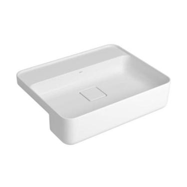 Imagem de Cuba Semiencaixe Retangular Com Mesa 50cm Branco Deca - DECA LOUÇAS