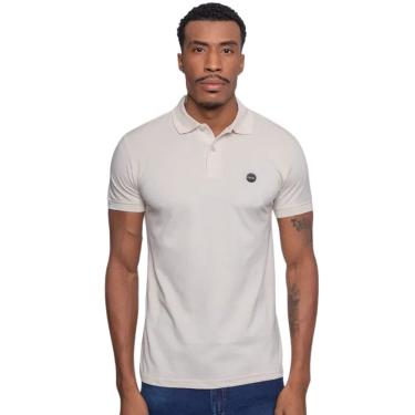 Imagem de Camisa Polo Masculina Fatal Piquet Bege Areia 29524